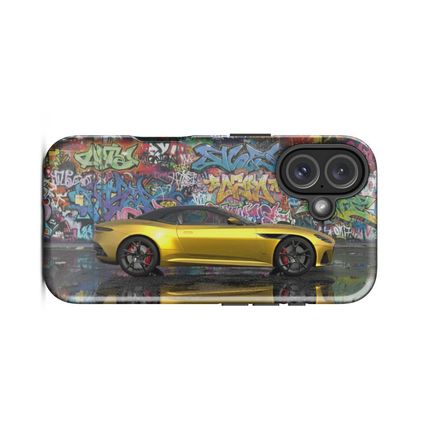 Aston Martin DBS Superleggera - Graffiti Art - IPhone Case