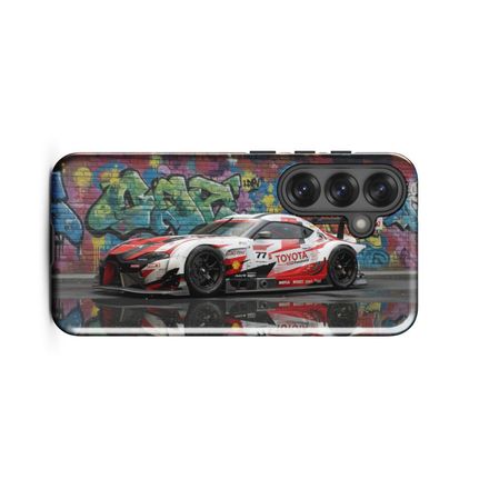 Toyota GR Supra GT300 - Graffiti Art - Tough  Samsung Phone Case