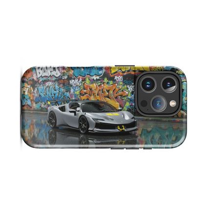 Ferrari SF90 XX - Graffiti Art - IPhone Case