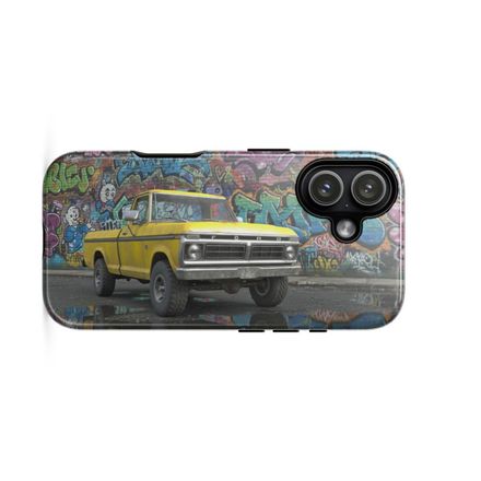 Ford F100 (1976) - Graffiti Art - IPhone Case