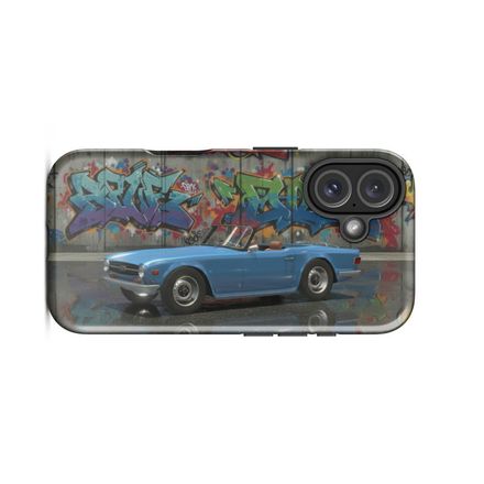 Triumph TR6 - Graffiti Art - IPhone Case