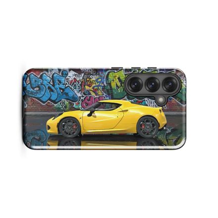 Alfa Romeo 4C - Graffiti Art - Though Samsung Phone Case