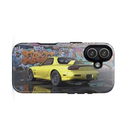 Mazda RX-7 - Graffiti Art - IPhone Case