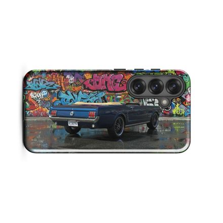 Ford Mustang Convertible - Graffity Art - Samsung Phone Case