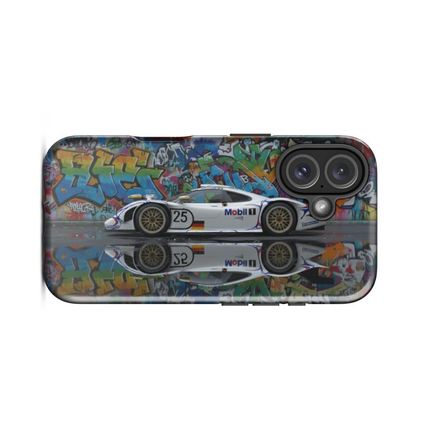 Porsche 911 GT1 98 - Graffiti Art - IPhone Case