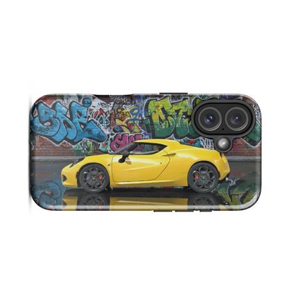 Alfa Romeo 4C - Graffiti Art - Though IPhone Case