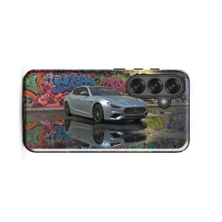 Maserati Ghibli Hybrid - Graffiti Art - Samsung Phone Case