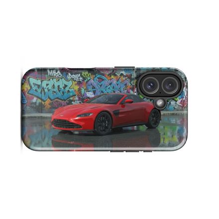 Aston Martin Vantage Roadster - Graffiti Art - IPhone Case