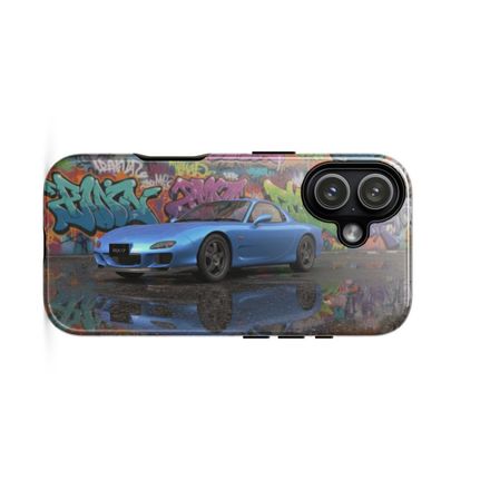 Mazda RX-7 - Graffiti Art - IPhone Case