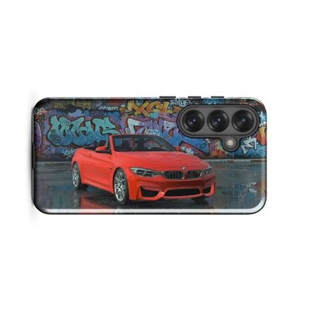 BMW M4 Convertible - Graffiti Art - Samsung Phone Case
