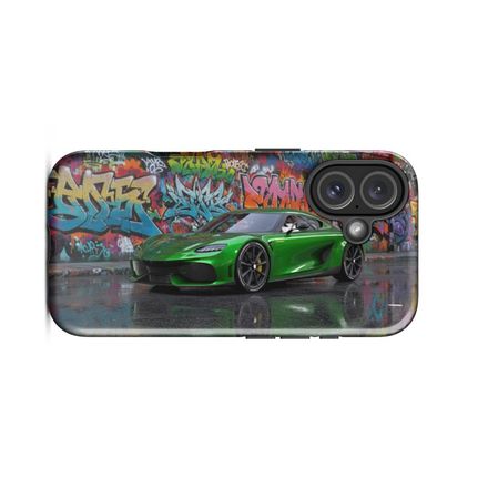 Koenigsegg Gemera - Graffiti Art - IPhone Case