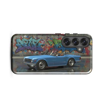 Triumph TR6 - Graffiti Art - Samsung Phone Case