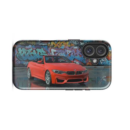 BMW M4 Convertible - Graffiti Art - IPhone Case