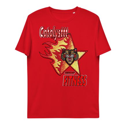 Catalysttt Fitness FireCat Unisex Organic Cotton Tee