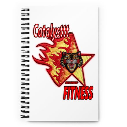 Catalysttt Fitness FireCat Spiral Notebook