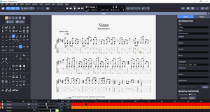 Viana (GuitarPro file + 2x MP3 + 2x Music Scores)