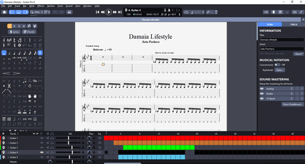 Damaia Lifestyle (5x Music Scores)