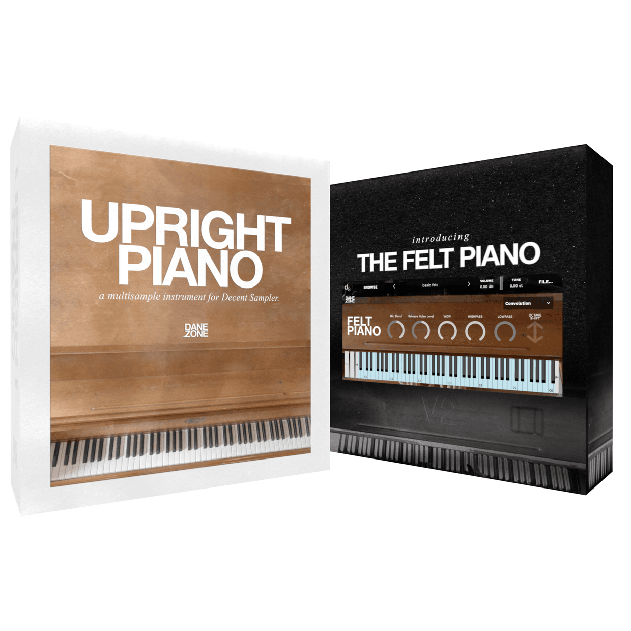 Upright + Felt Piano Pack