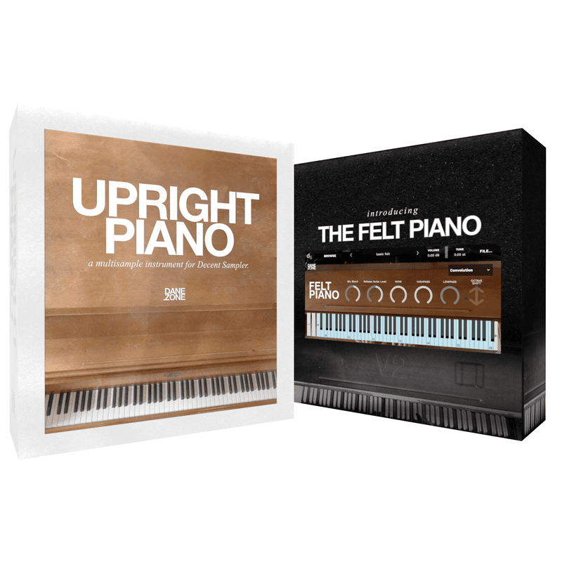 Upright felt deals piano