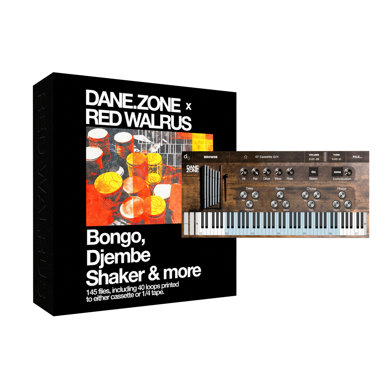 DANE.ZONE x RED WALRUS Percussion Pack + CHIME Instrument