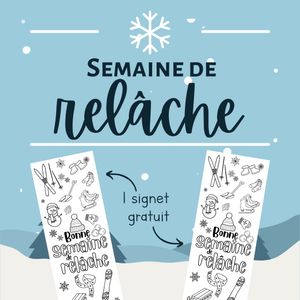 Signet de la semaine de relâche