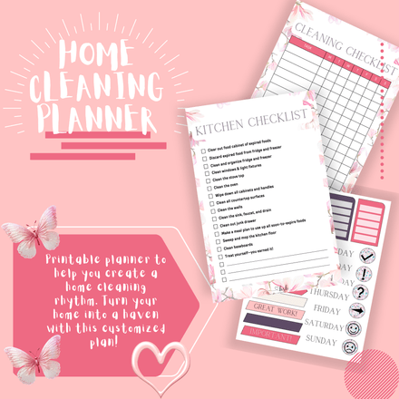 Home Cleaning Planner