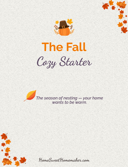 The Fall Cozy Starter