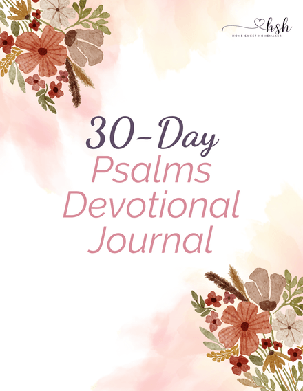 30-Day Psalms Devotional Journal