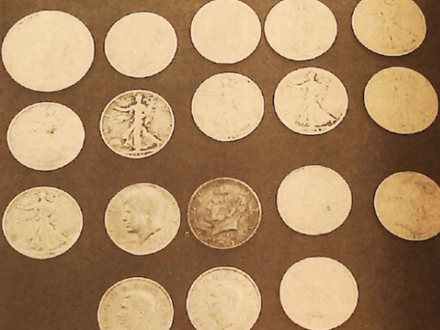 Half Dollars Seem To Find Him!