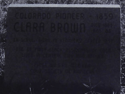 Aunt Clara Brown The Miner's Angel