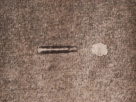 W.W.II Shell Leads the Way to Gold Nugget in the Desert