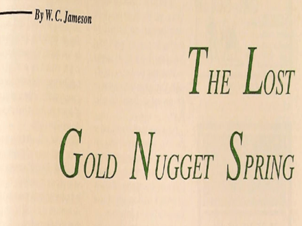 The Lost Gold Nugget Spring
