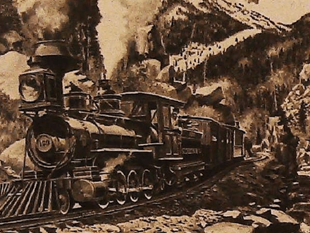 The First Train Robbery in the West