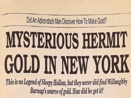 Mysterious Hermit Gold In New York