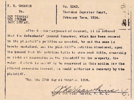 The Gold of the Cherokee