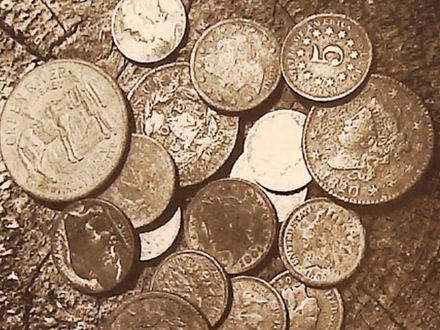 Old Farm Produces Coins