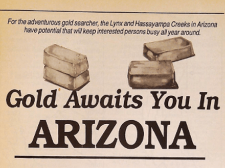 Gold Awaits You In Arizona