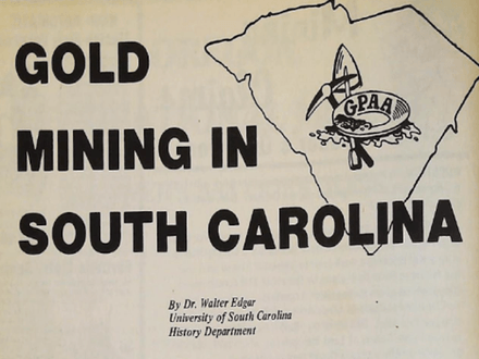 S. Carolina Gold Mining