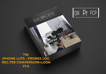 TW Apple Prores LOG Conversion + Creative LUTS (5-Pack)