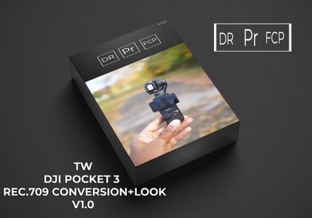 DJI Osmo Pocket 3 REC.709 + Creative LUTS (9-Pack)