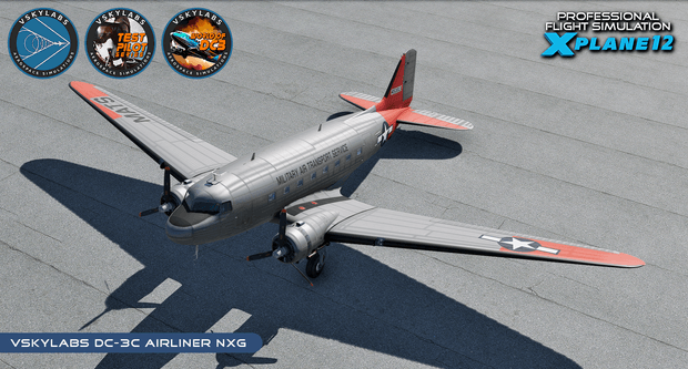 VSKYLABS Test-Pilot: DC-3 Airliner