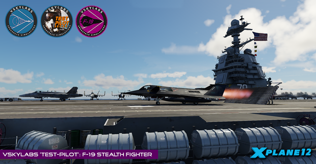 VSKYLABS Test-Pilot: F-19 Stealth Fighter Project