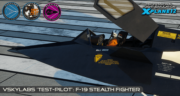 VSKYLABS Test-Pilot: F-19 Stealth Fighter Project
