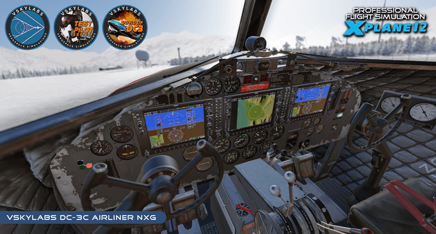 VSKYLABS Test-Pilot: DC-3 Airliner
