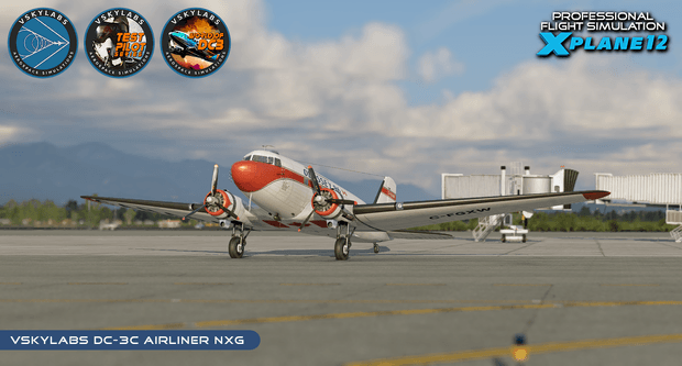 VSKYLABS Test-Pilot: DC-3 Airliner