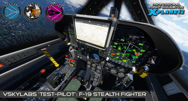 VSKYLABS Test-Pilot: F-19 Stealth Fighter Project