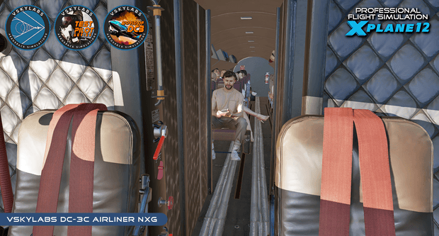 VSKYLABS Test-Pilot: DC-3 Airliner