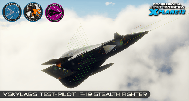 VSKYLABS Test-Pilot: F-19 Stealth Fighter Project
