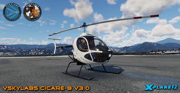 VSKYLABS Test-Pilot: Cicare-8 Project