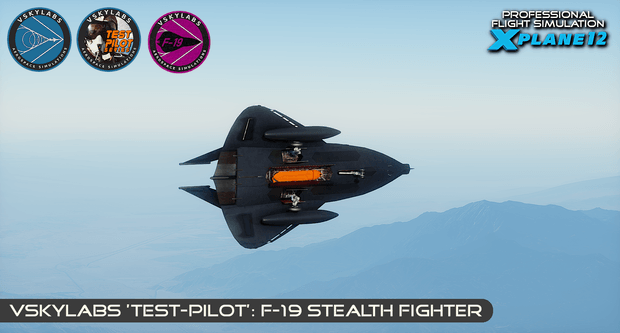 VSKYLABS Test-Pilot: F-19 Stealth Fighter Project